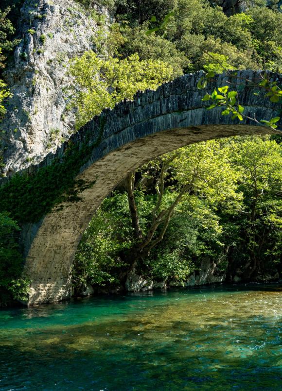 origin of vikos natural mineral water