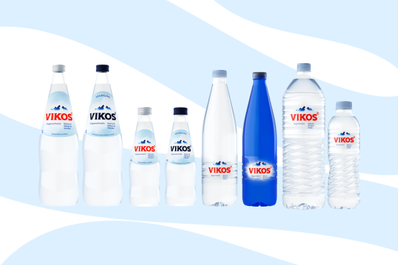 sustainable packaging vikos water