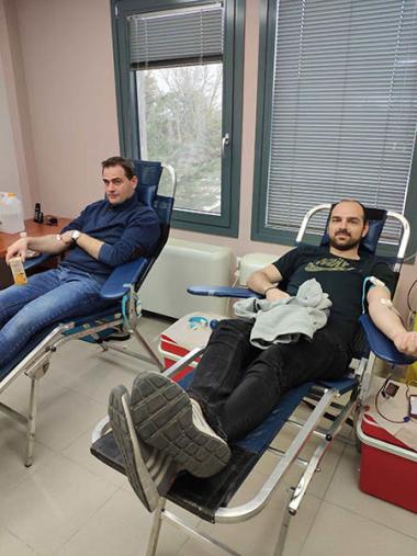 Αιμοδοσία εργαζομένων της εταιρείας Βίκος (Φεβρουάριος 2020)
