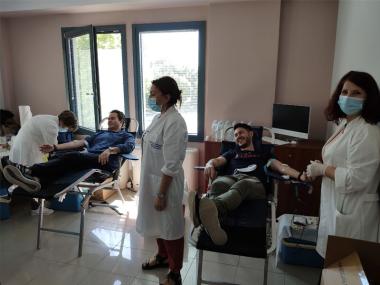 Αιμοδοσία εργαζομένων της εταιρείας Βίκος (Ιούνιος 2020)