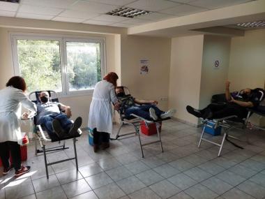 Αιμοδοσία εργαζομένων της εταιρείας Βίκος (Οκτώβριος 2020)