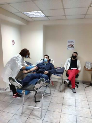 Αιμοδοσία εργαζομένων της εταιρείας Βίκος (Οκτώβριος 2020)