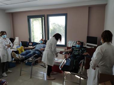 Αιμοδοσία εργαζομένων της εταιρείας Βίκος (Ιούνιος 2020)