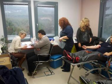 Αιμοδοσία εργαζομένων της εταιρείας ΒΙΚΟΣ (Ιανουάριος 2015)
